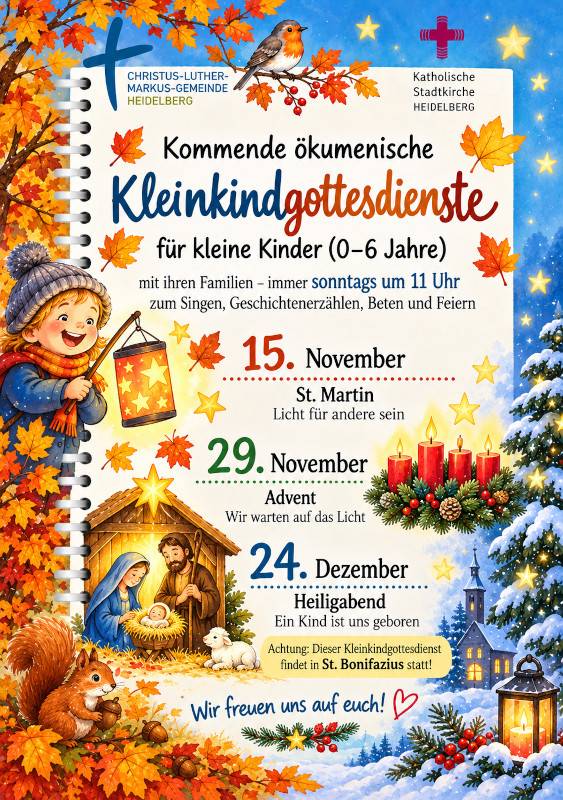 Quelle: Christus-Luther-Markus-Gemeinde Heidelberg - eingebettet von clm.ekihd.de